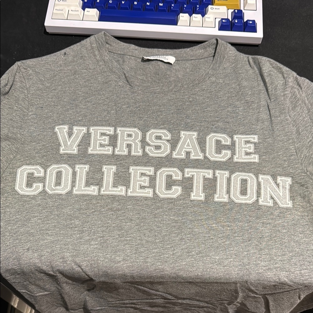 Versace Collection Gray T shirt Mens